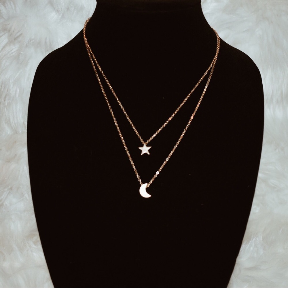 Layered gold necklace 3 for $12 - Picture 2 of 3